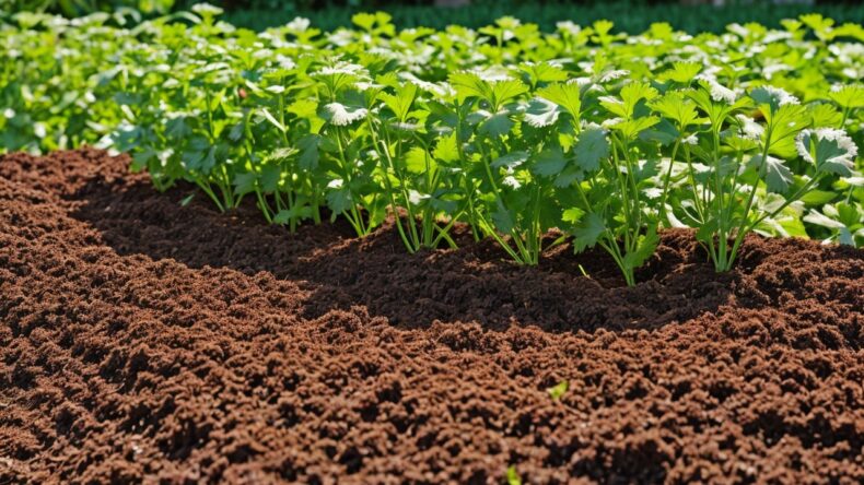 Кинза в высоких грядках: как избежать стрелкования 1 Кинза в высоких грядках: как избежать стрелкования