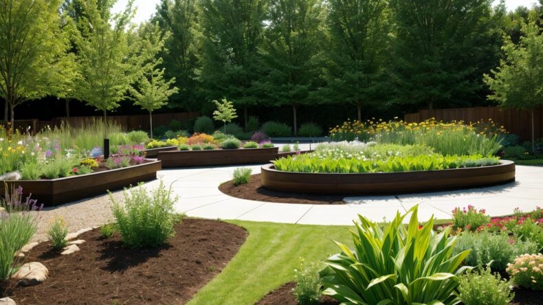 Как вписать высокие грядки в ландшафтный дизайн 1 Как вписать высокие грядки в ландшафтный дизайн