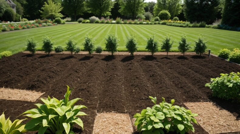 Использование мульчирования для увеличения плодородия и защиты высоких грядок 2 Использование мульчирования для увеличения плодородия и защиты высоких грядок